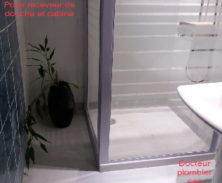 bac à douche